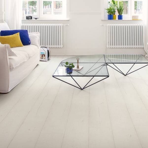 Painted oak white