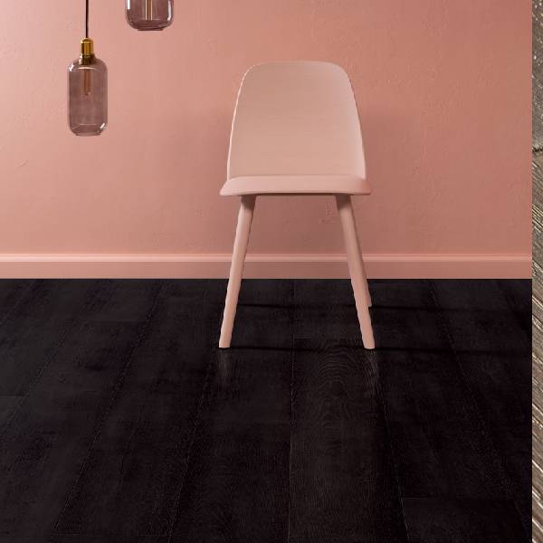 Painted oak black